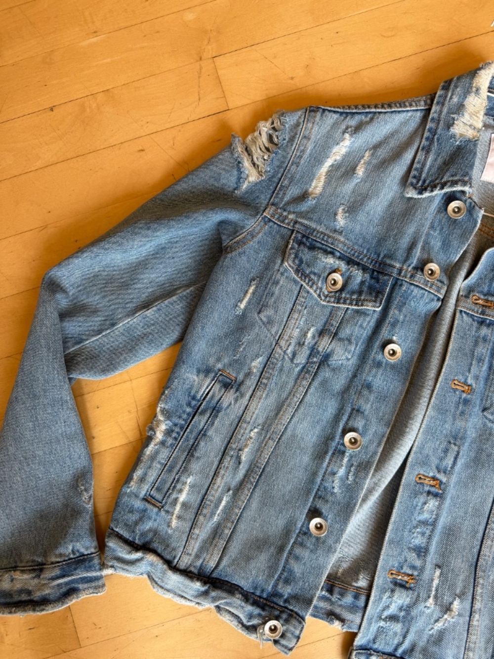 Zara Trafaluc denim Jean jacket, S, GL1383 - Picture 6 of 6